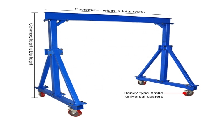 All Lift 1 Or 2 Ton Steel Gantry Crane